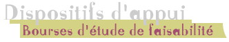 Bourses d'études de faisabilité