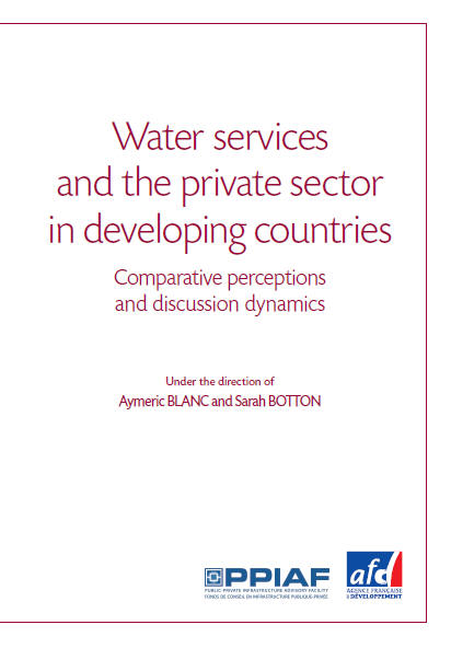 biblio water services and the private sector in developing countries