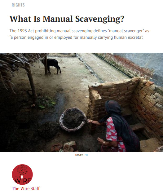 Biblio:What Is Manual Scavenging?