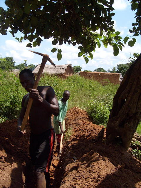 Fouille de tranchées à Samogohiri