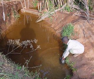 Approvisionnement d'eau à la mare, risque de maladies