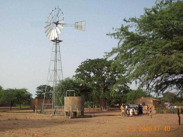 Pompage éolien