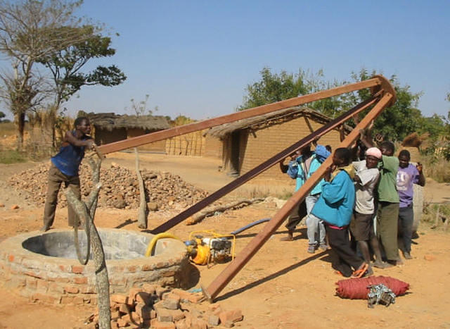 Participation des villageois aux travaux