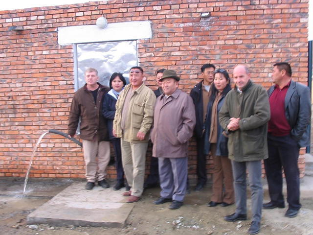 Inauguration du premier kiosque construit