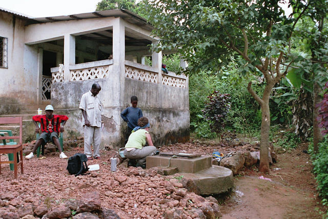 Puits traditionnel à Dalaba