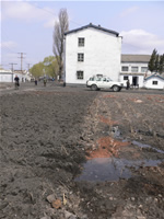 fuite sur le reseau eau a rehabiliter