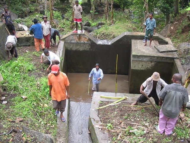 Curage de réservoir