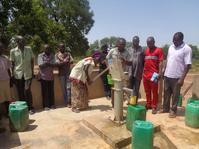 Mise en service de la pompe du village de Zamsin © Adesaf