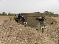 Travaux des latrines à Difian © Ville de Gentilly