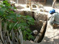 Construction de la deuxième latrine