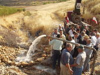 Inauguration d'un forage dans la plaine de la Békaa au Liban