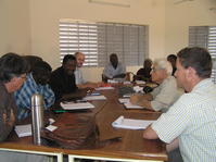 Commission "Eau" de Tanghin-Dassouri en réunion avec les Techniciens de la CA de Belfort